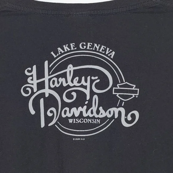 Harley Davidson Graphic T Shirt - Women's Large - Wisconsin - Picture 4 of 7